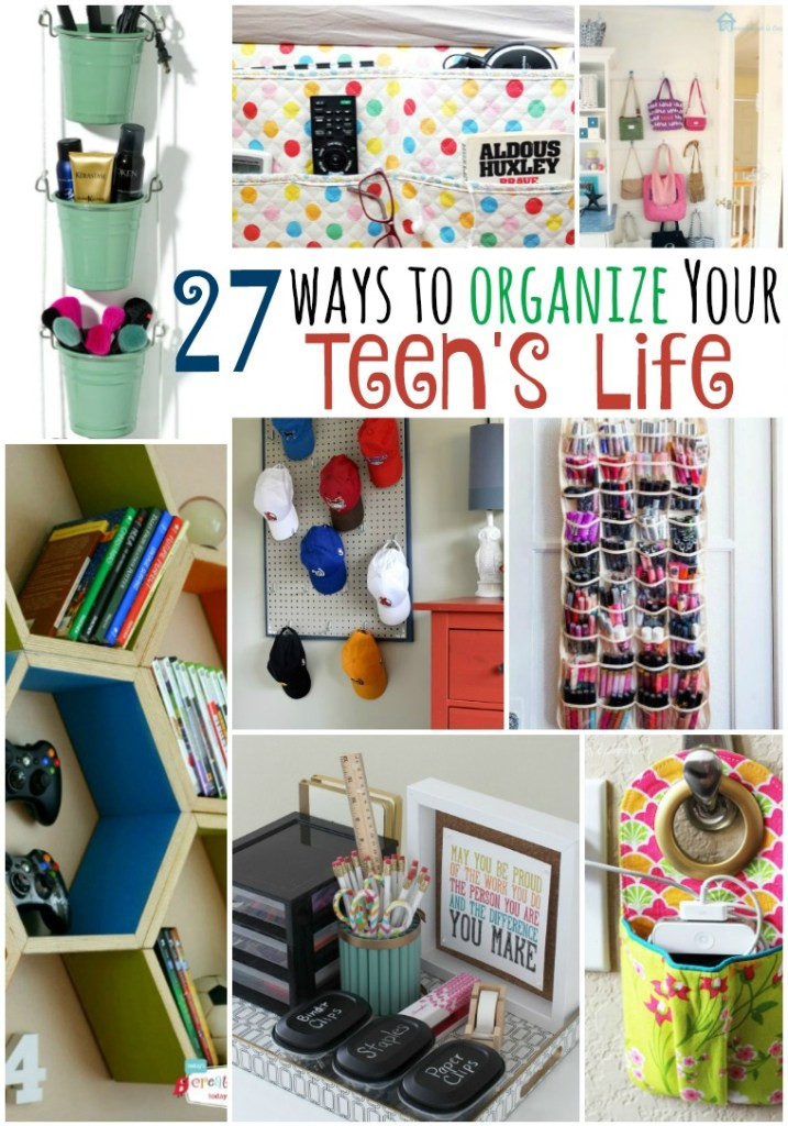 DIY Room Organization For Teens
 27 Ways to Organize Your Teen s Life Tatertots and Jello