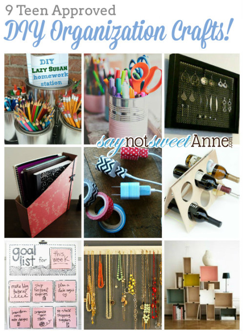 DIY Room Organization For Teens
 DIY Organization for Teens Sweet Anne Designs