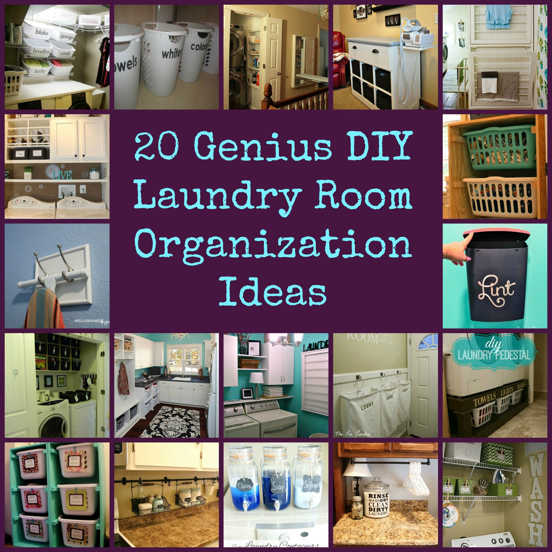 DIY Room Organizer
 20 Genius DIY Laundry Room Organization Ideas DIY for Life