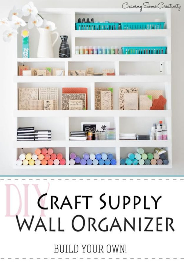 DIY Room Organizer
 51 DIY Ideas For The Craft Room Organization