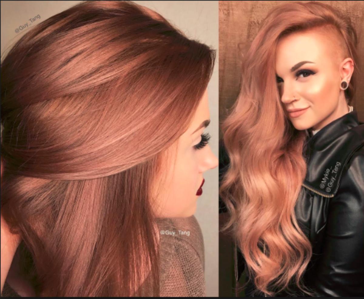 DIY Rose Brown Hair
 Hair DIY Three Ways to Get Rose Gold Pale Pink Hair