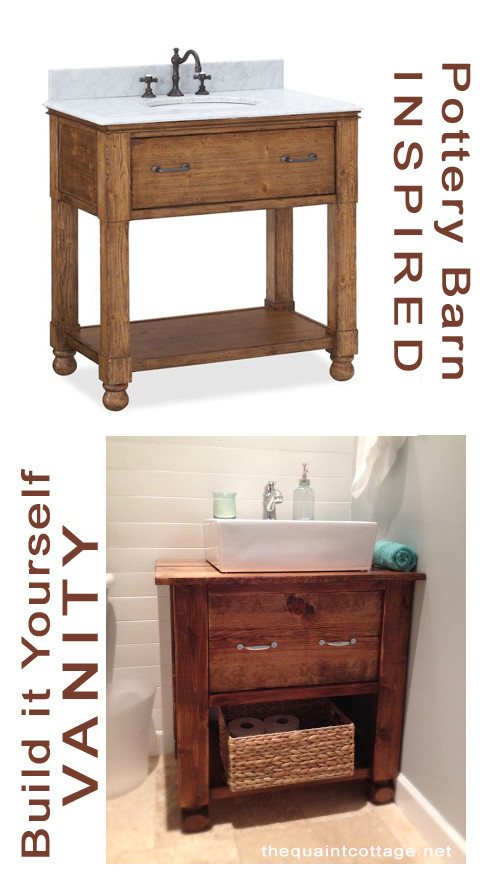 DIY Rustic Bathroom Vanity Plans
 DIY Bathroom Vanity How To