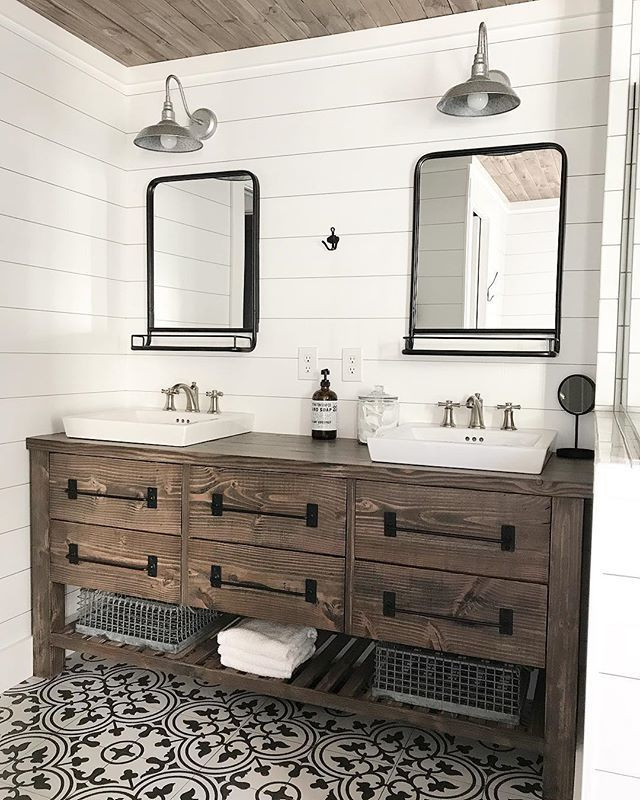 DIY Rustic Bathroom Vanity Plans
 Ana White