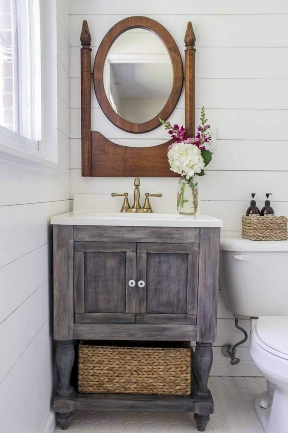 DIY Rustic Bathroom Vanity Plans
 31 Impressive DIY Rustic Farmhouse Bathroom Vanity Ideas