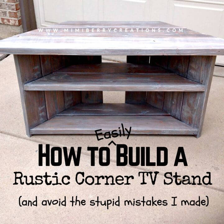 DIY Rustic Tv Stand Plans
 42 DIY TV Stand Plans That Are Easy To Build & Cheap ⋆ DIY