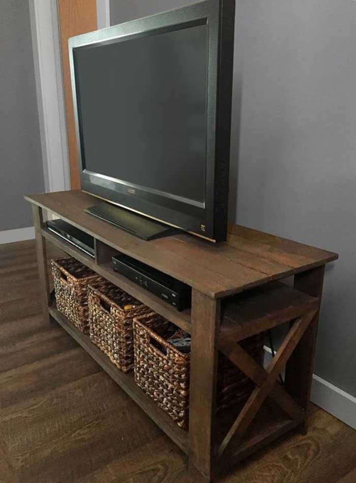 DIY Rustic Tv Stand Plans
 50 Creative DIY TV Stand Ideas for Your Room Interior