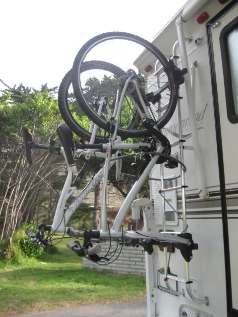 DIY Rv Ladder Bike Rack
 RV Net Open Roads Forum Truck Campers Hanging bike rack