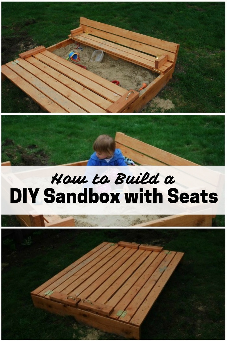 DIY Sand Box
 How to Build a DIY Sandbox with Seats The Bud Diet