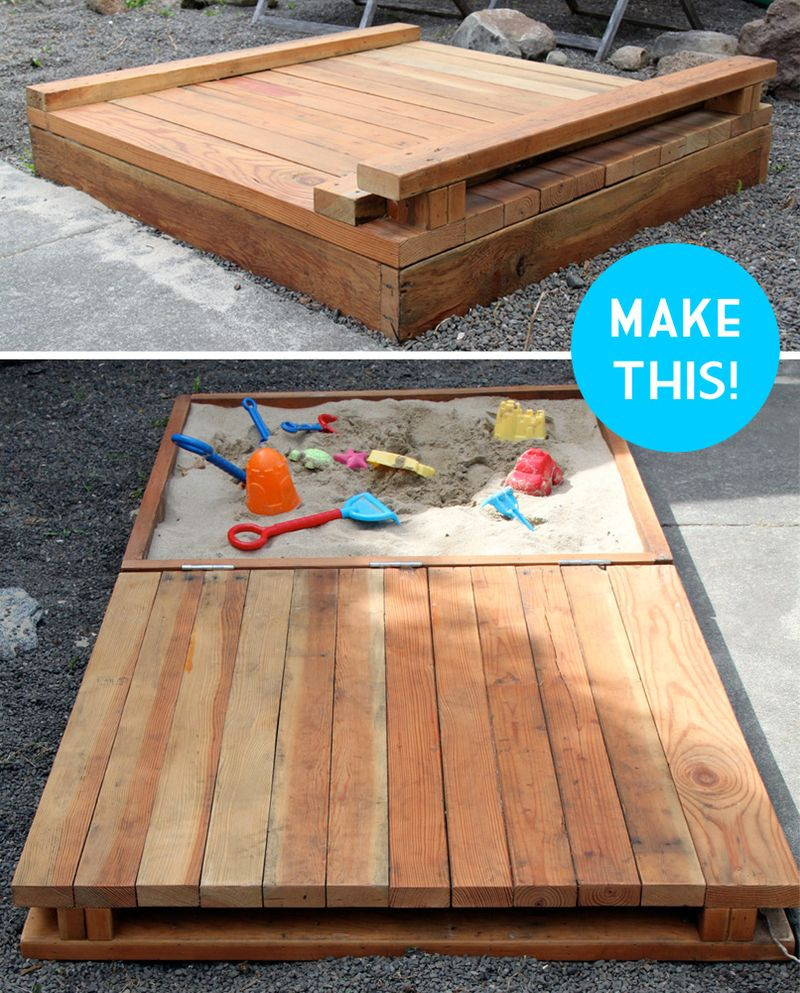 DIY Sand Box
 Make sandbox