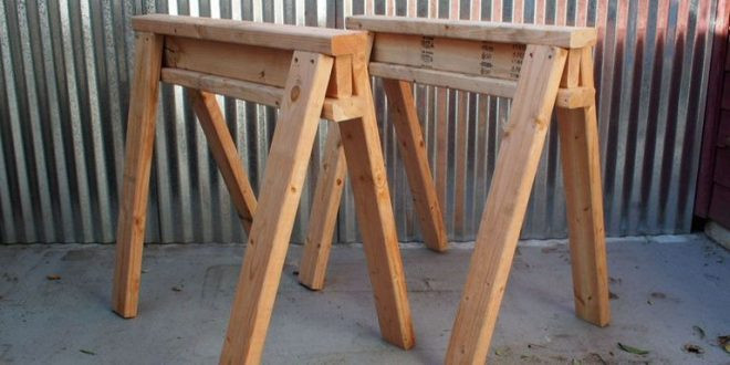 DIY Sawhorses Plans
 21 DIY Sawhorse Plans That Are Simple And Easy To Do – The