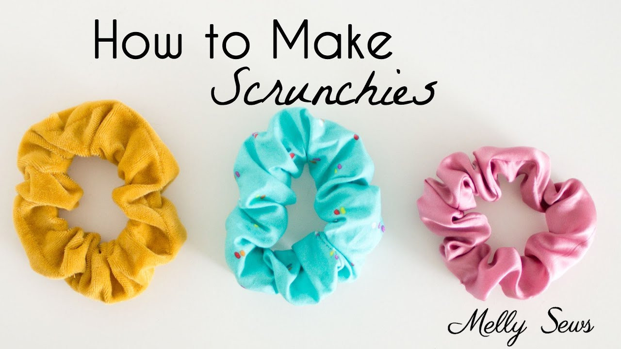 DIY Scrunchie With Hair Tie
 How to Sew Scrunchies DIY Hair Band Tutorial