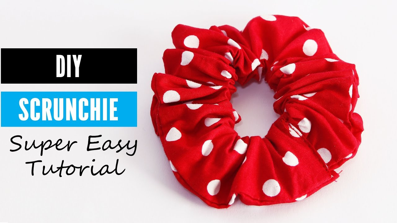 DIY Scrunchie With Hair Tie
 DIY Hair Accessories How to Make a Scrunchie ♥ DIY Hair