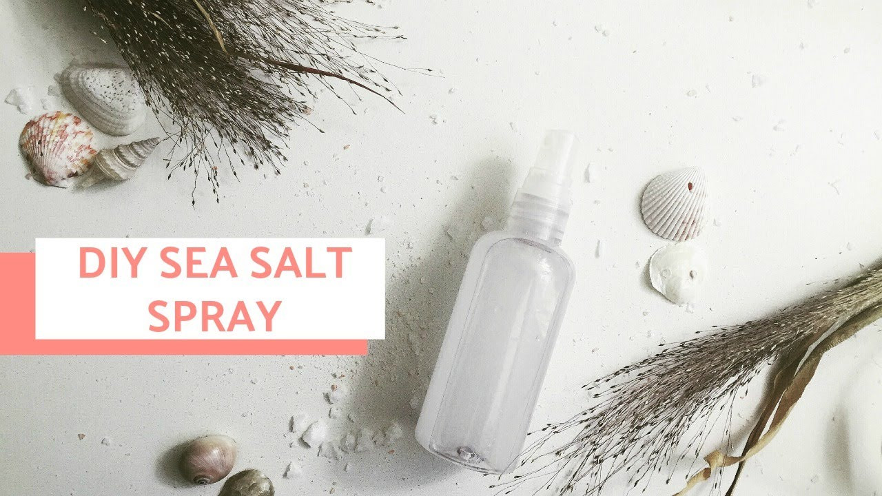 DIY Sea Salt Spray For Hair
 DIY TEXTURIZING SEA SALT HAIR SPRAY