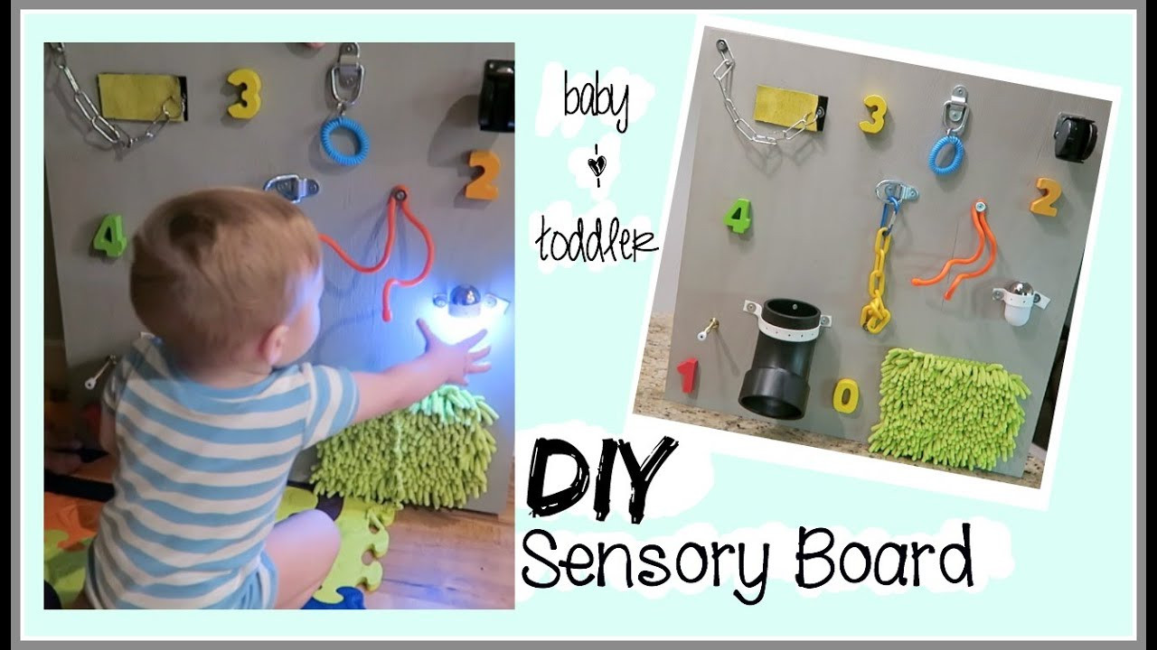 DIY Sensory Toys For Toddlers
 DIY SENSORY BOARD BABY & TODDLER LEARNING TOY