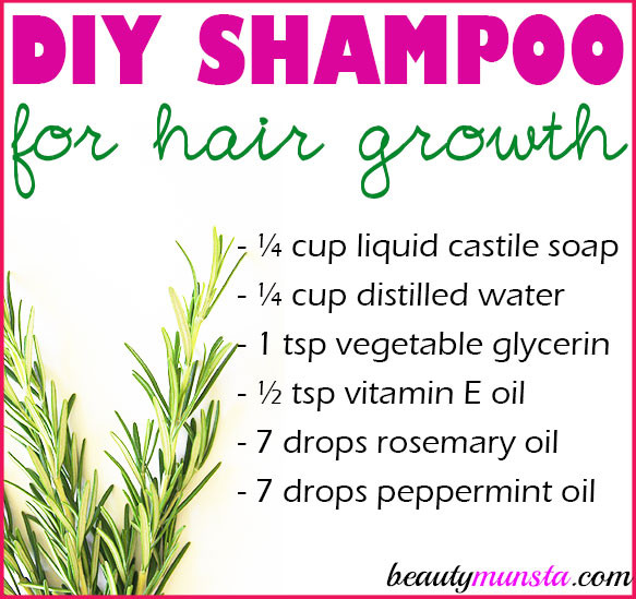 DIY Shampoo For Hair Growth
 Homemade Shampoo for Hair Growth using Essential Oils