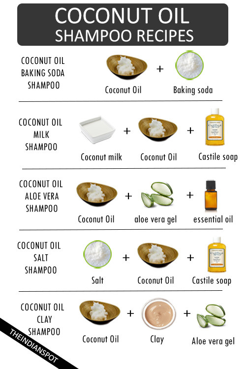 DIY Shampoo For Hair Growth
 Homemade Natural Coconut oil Shampoo Recipes for Healthy