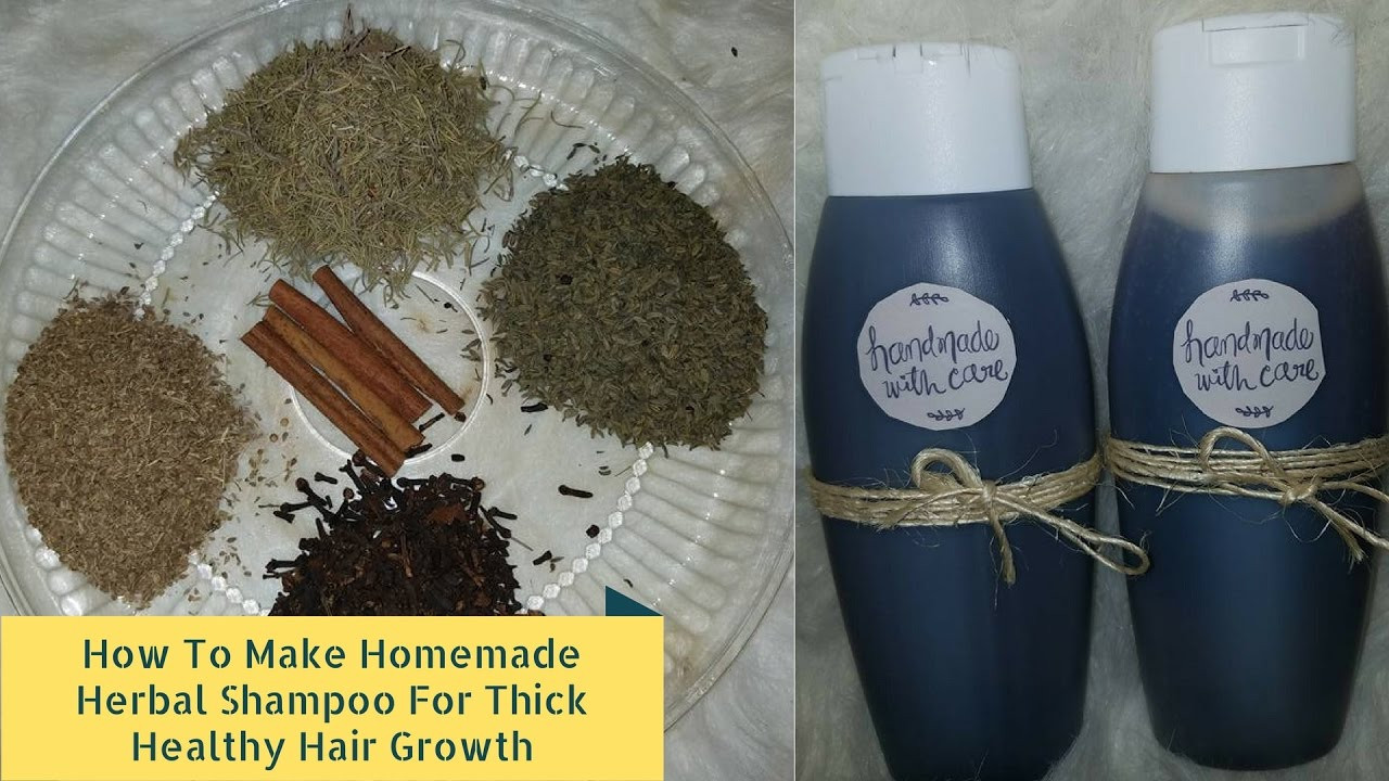 DIY Shampoo For Hair Growth
 How To Make Homemade Herbal Shampoo For Thick Hair Growth