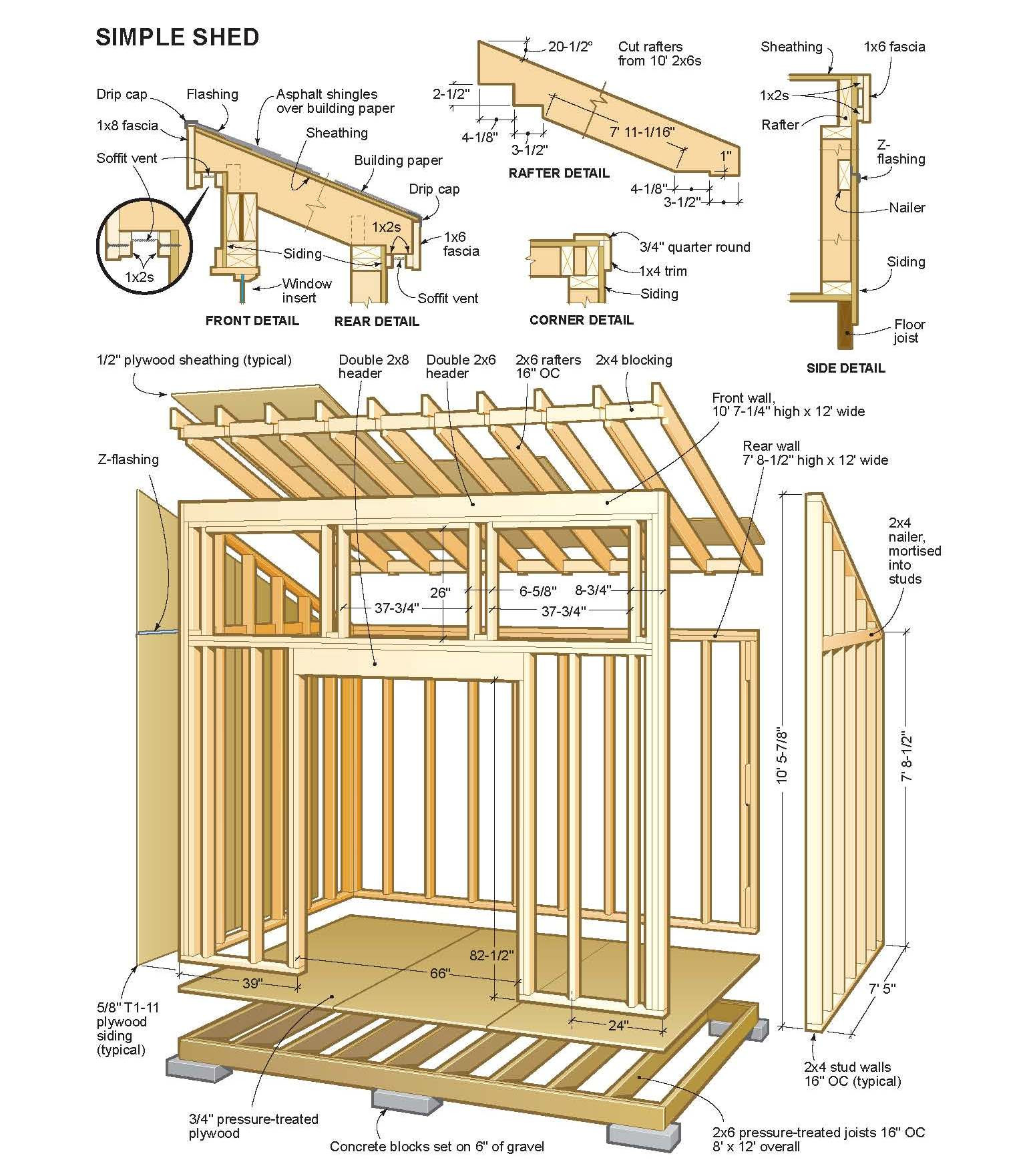 DIY Shed Plans Free
 Woodwork Diy Free Shed Plans PDF Plans