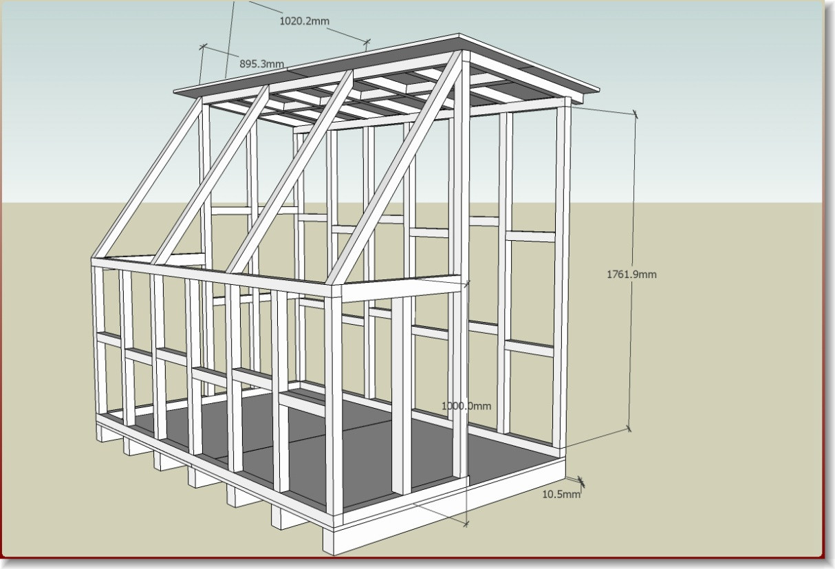 DIY Shed Plans Free
 Storage Building How to build a 8x10 wood shed
