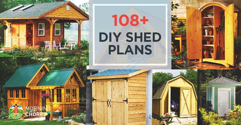 DIY Shed Plans Free
 108 Free DIY Shed Plans & Ideas You Can Actually Build in
