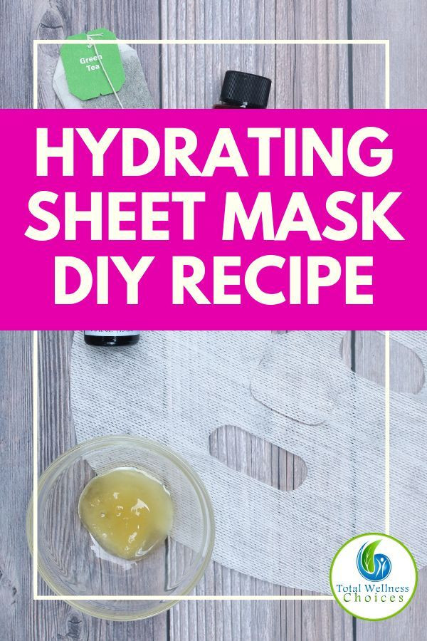 DIY Sheet Mask Recipes
 Hydrating Sheet Mask DIY Recipe