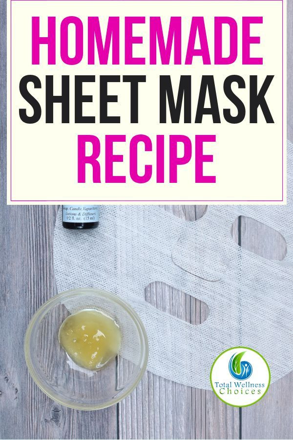 DIY Sheet Mask Recipes
 Hydrating Sheet Mask DIY Recipe