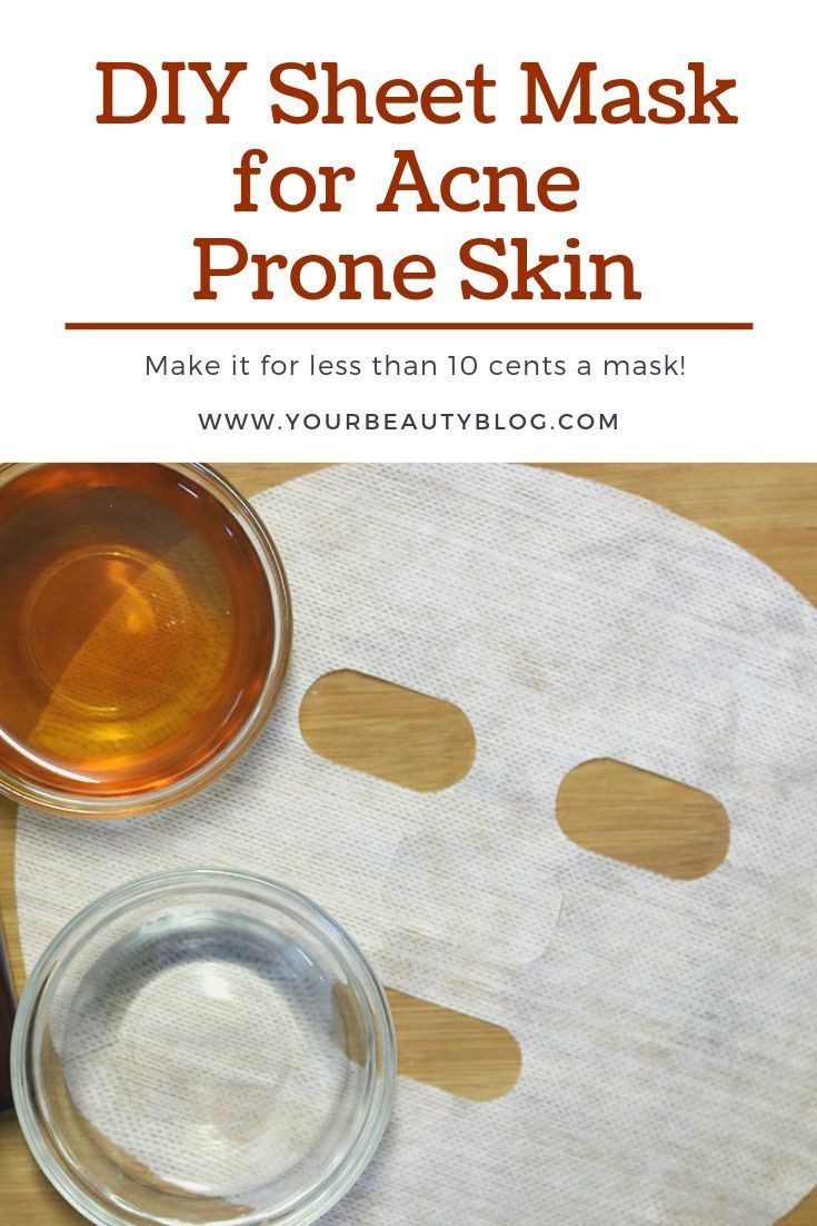 DIY Sheet Mask Recipes
 DIY Sheet Mask for Acne Prone Skin