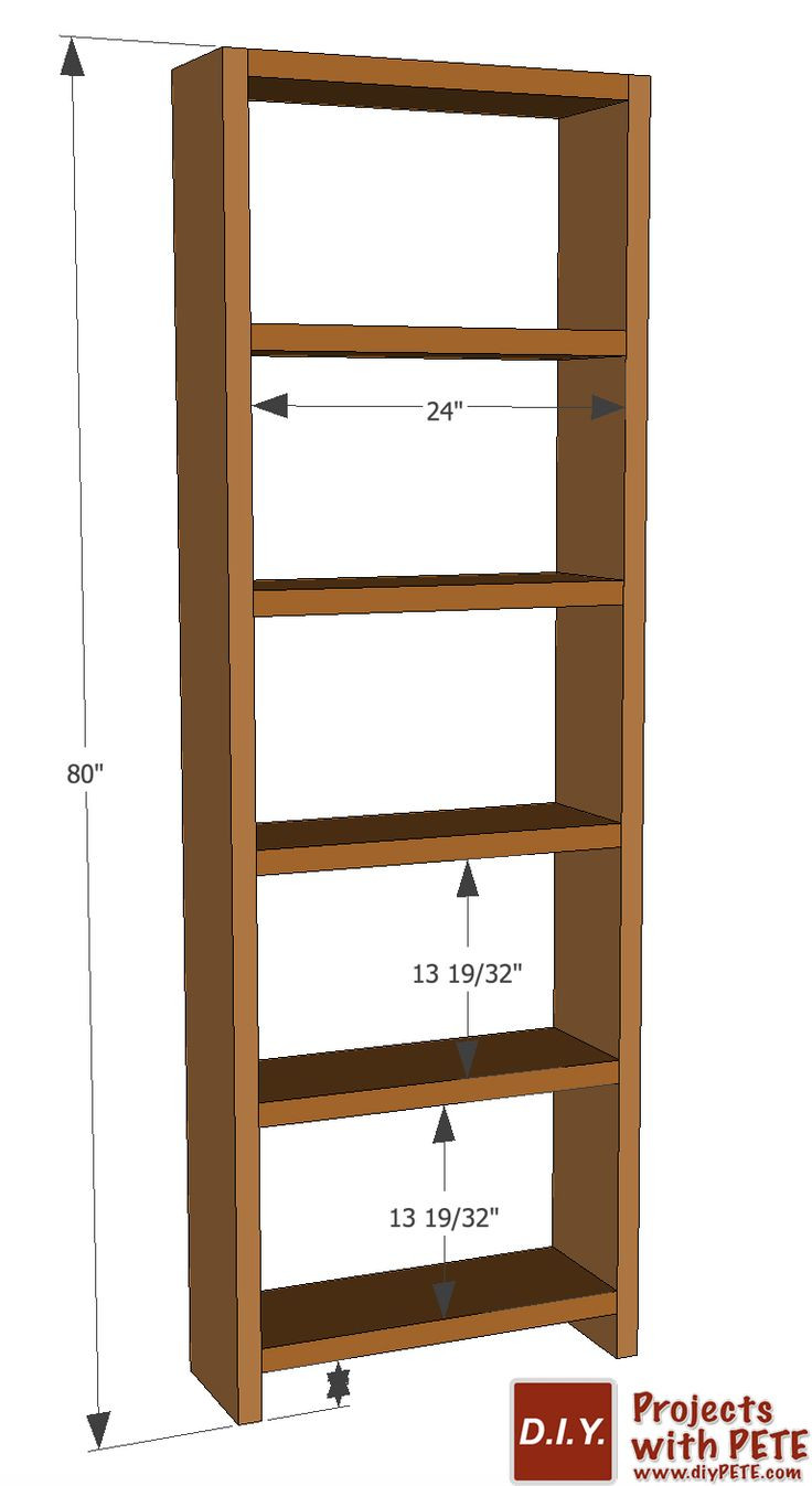 DIY Shelves Plans
 DIY Simple Bookshelf Plans in 2020