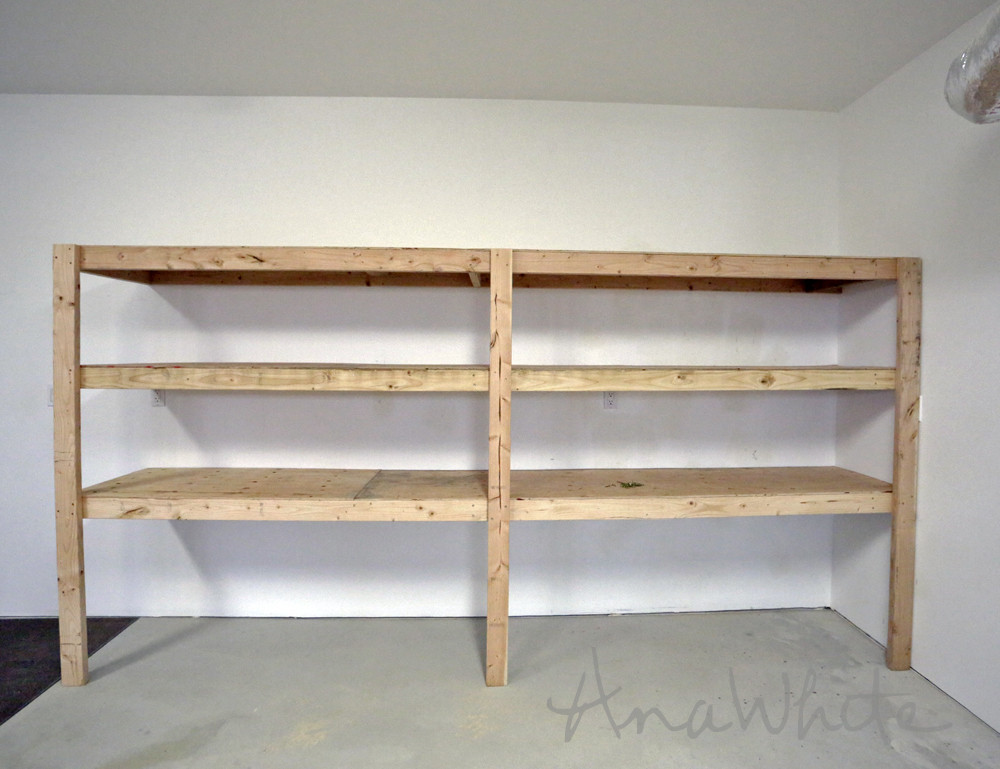 DIY Shelves Plans
 Ana White