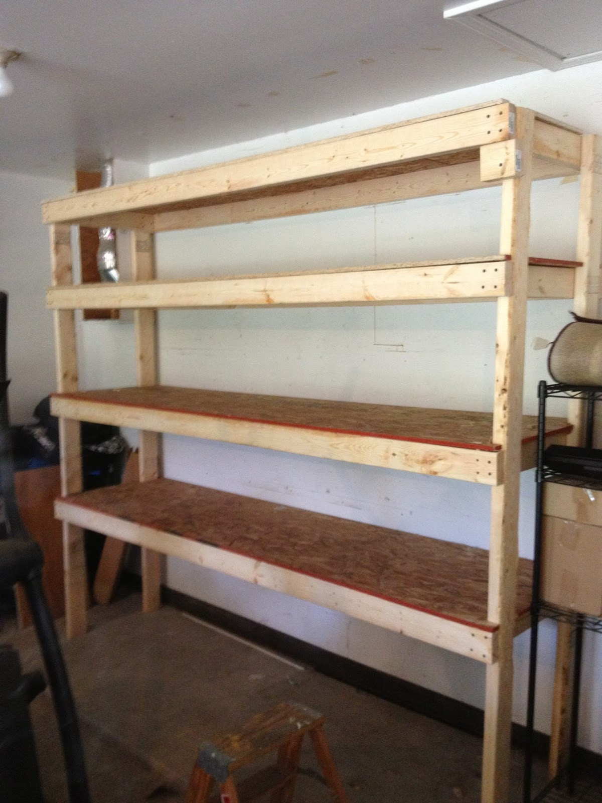 DIY Shelves Plans
 20 DIY Garage Shelving Ideas