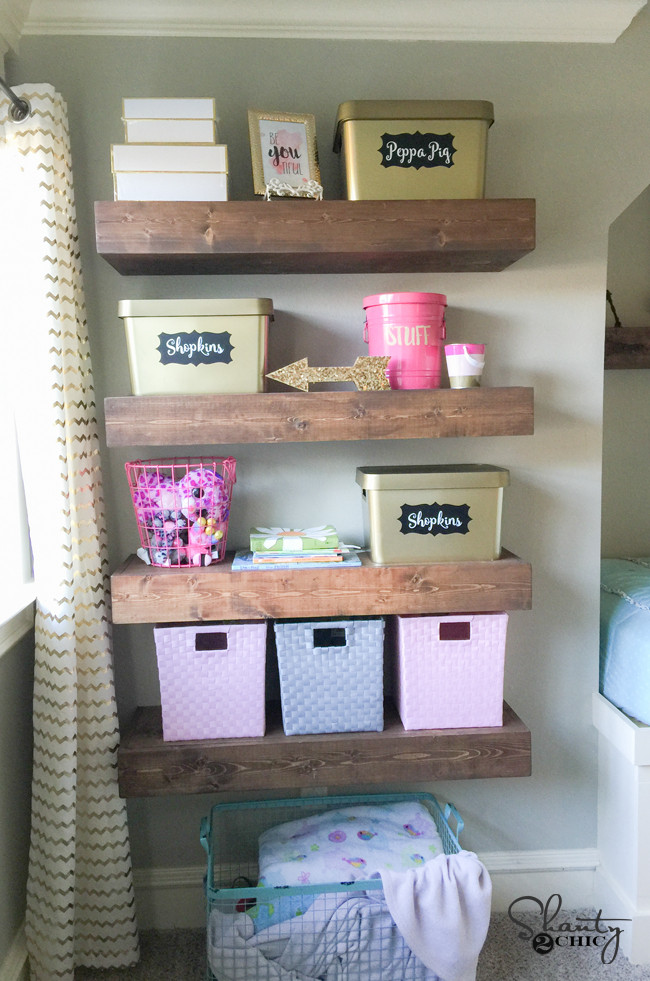 DIY Shelves Plans
 DIY Floating Shelves Plans and Tutorial Shanty 2 Chic