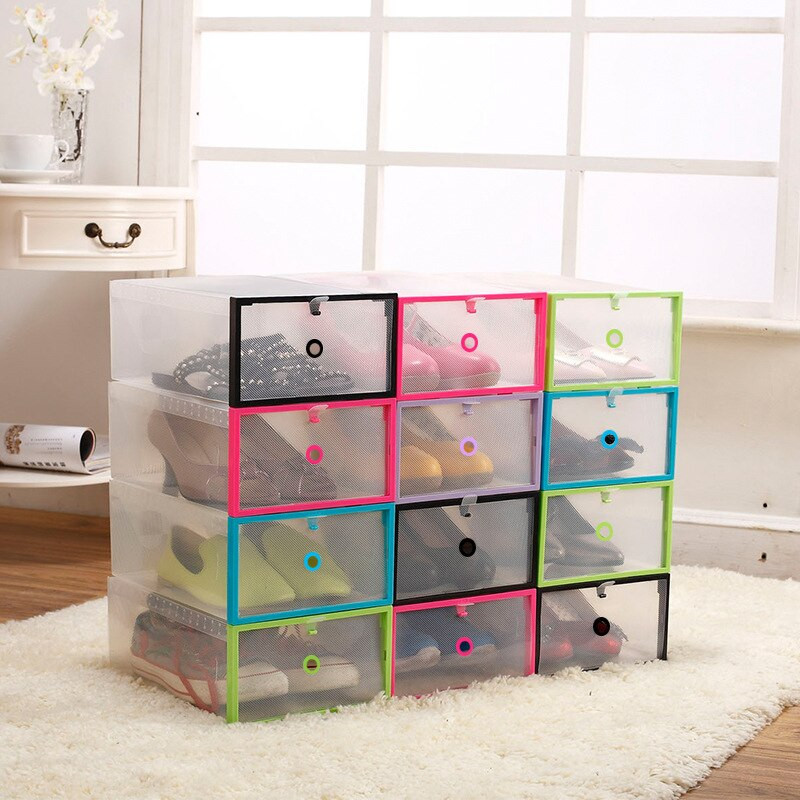 DIY Shoe Box
 DIY Multifunction Plastic Shoe Box Transparent Storage