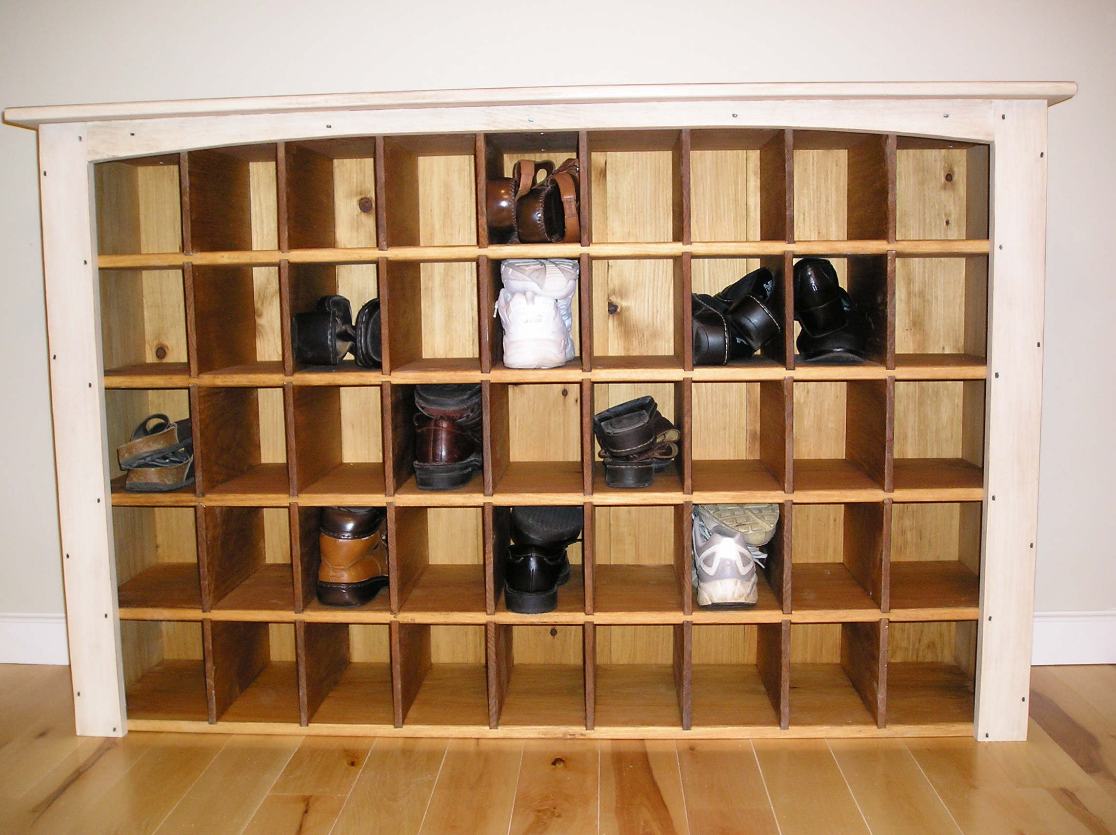 DIY Shoe Organizer For Closet
 Saving space a shoe closet storage