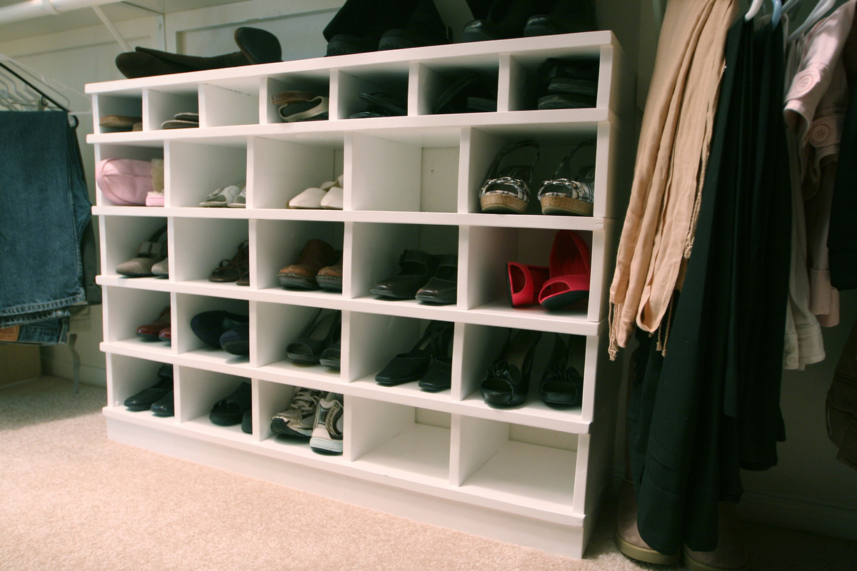 DIY Shoe Organizer For Closet
 Ana White