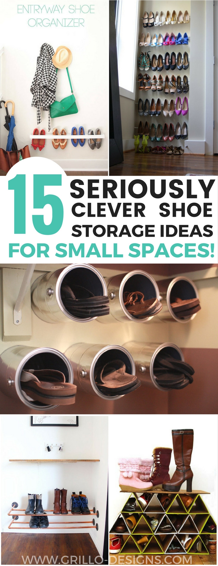 DIY Shoe Organizing Ideas
 15 Clever DIY Shoe Storage Ideas Grillo Designs