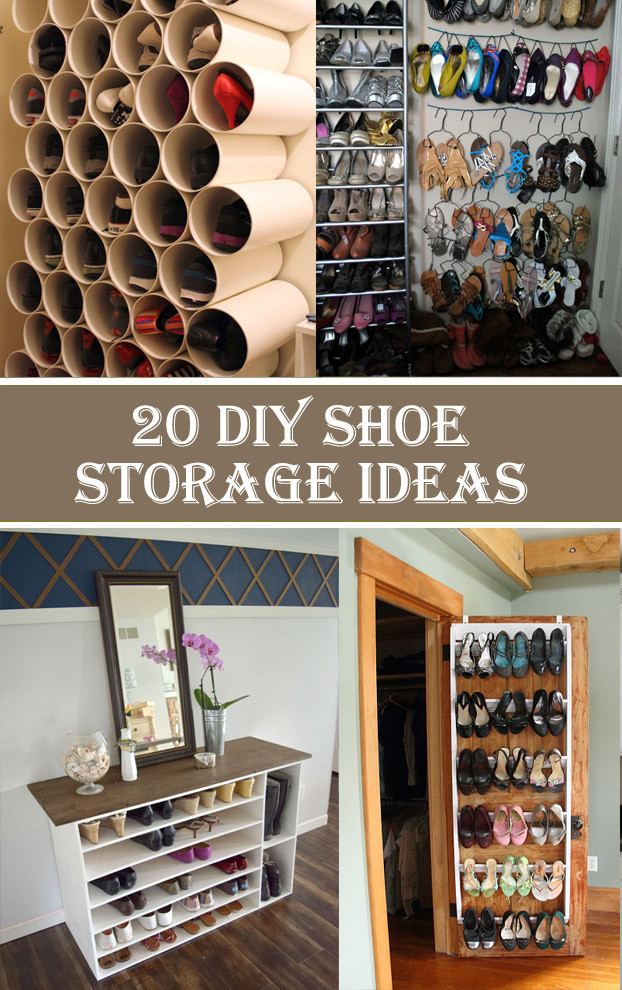 DIY Shoe Organizing Ideas
 20 Clever DIY Shoe Storage Ideas Cool DIYs