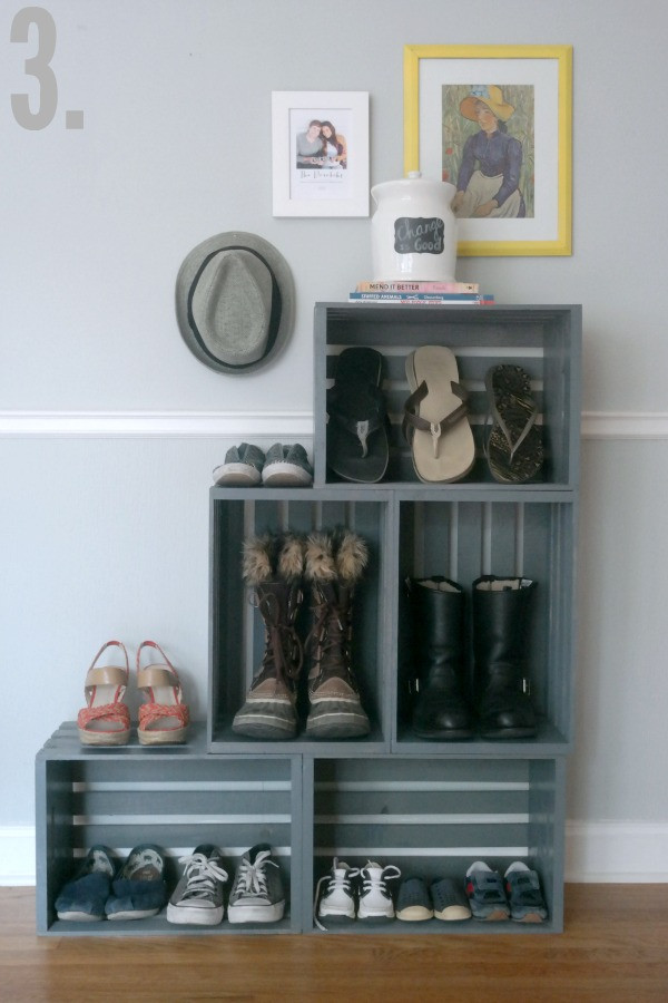 DIY Shoe Organizing Ideas
 Shoe Storage Ideas DIY Shoe Storage