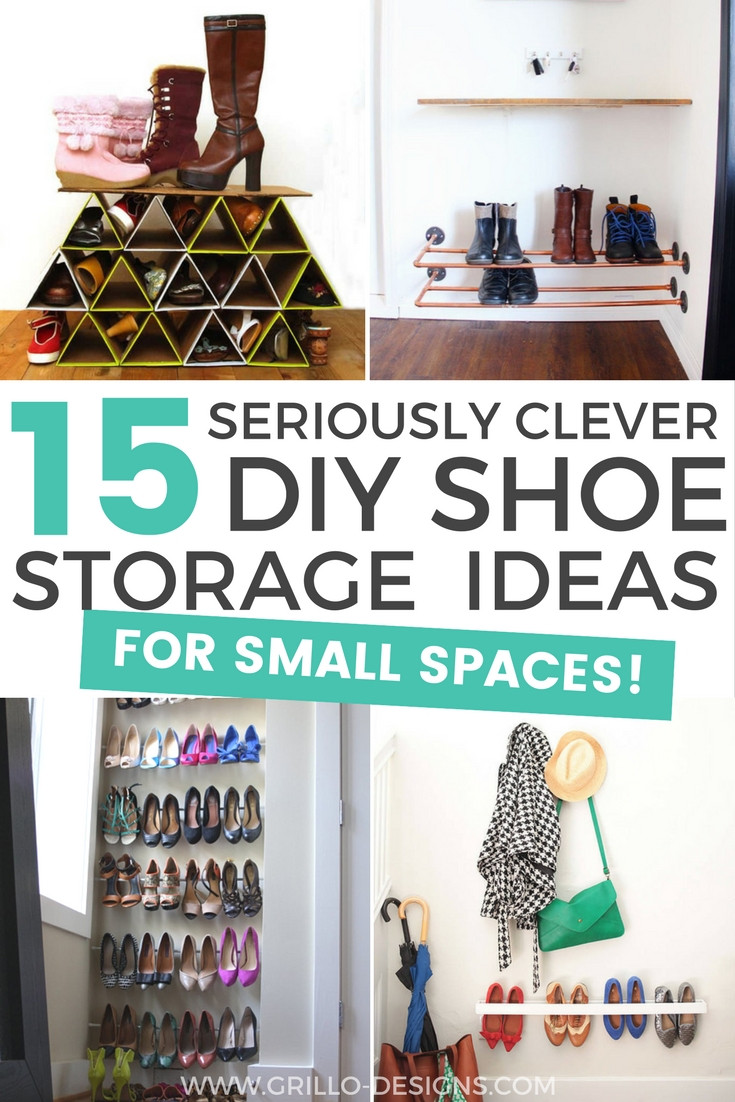 DIY Shoe Organizing Ideas
 15 Clever DIY Shoe Storage Ideas Grillo Designs