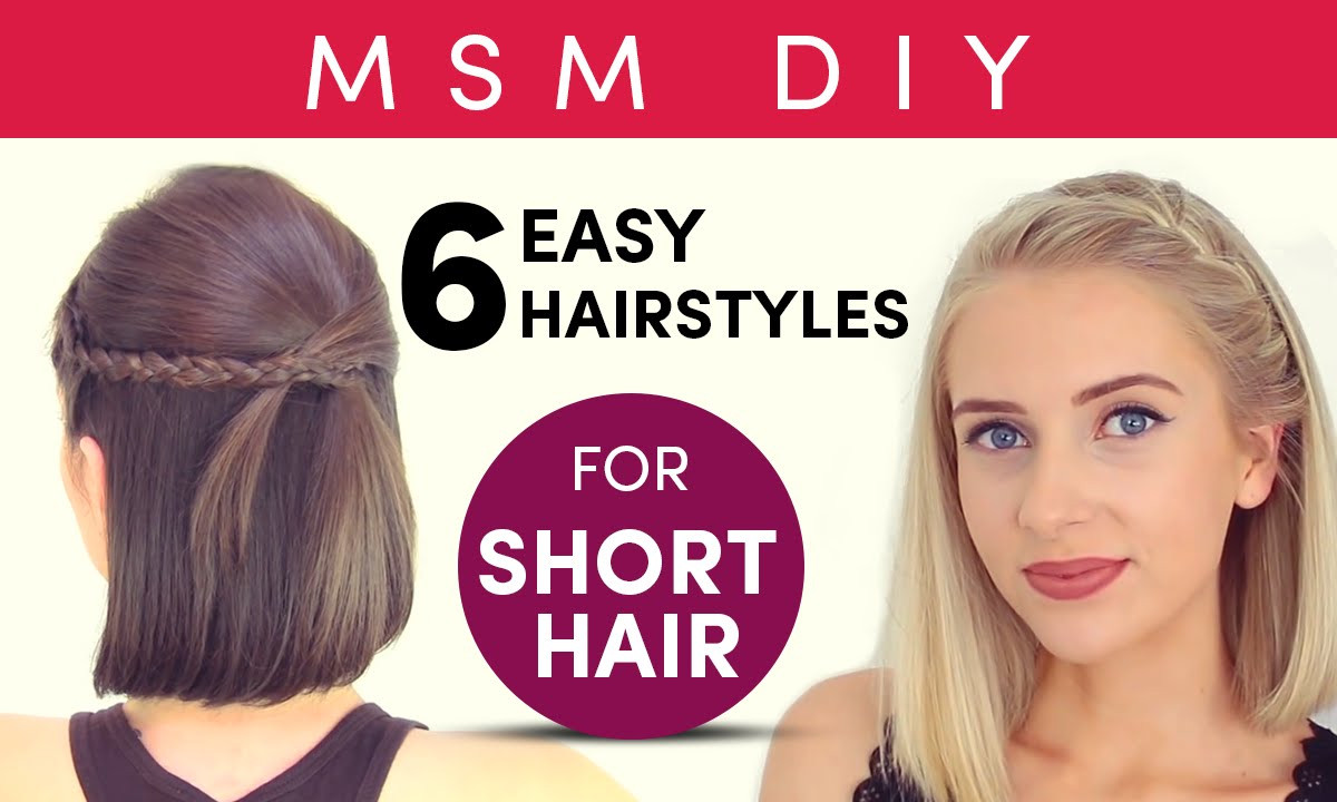 DIY Short Hairstyles
 MSM DIY