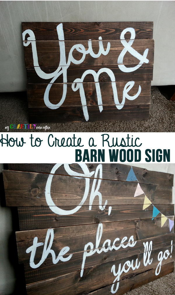 DIY Signs On Wood
 DIY Rustic Barn Wood Sign