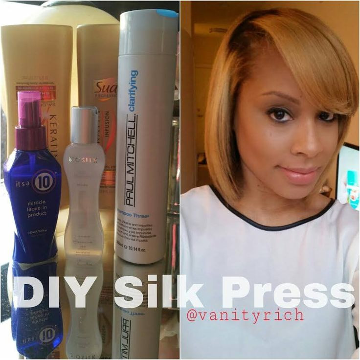 DIY Silk Press On Natural Hair
 121 best Silk wrap images on Pinterest