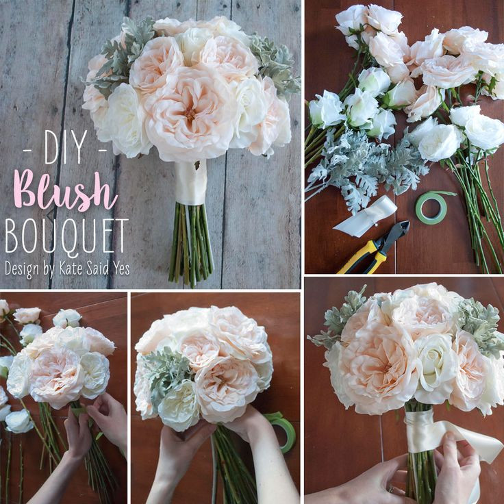 DIY Silk Wedding Bouquet
 Follow this simple DIY and make your own wedding bouquets