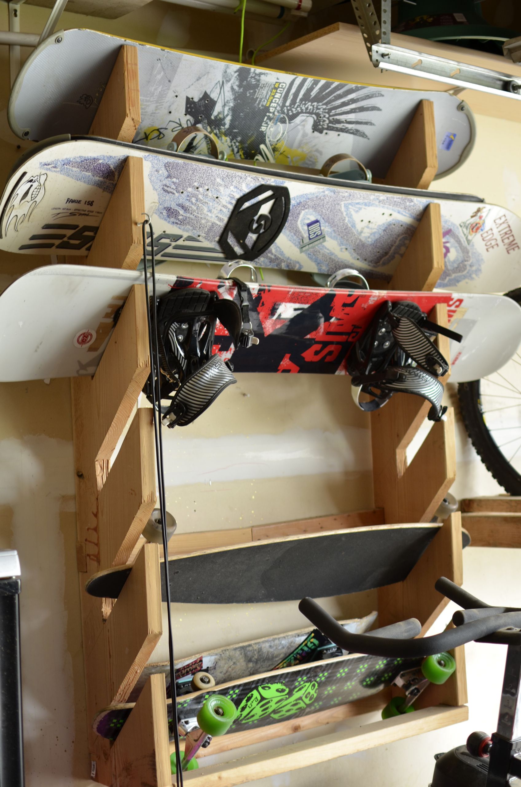 DIY Ski Racks
 Organize Your Garage with DIY Wall Solutions The