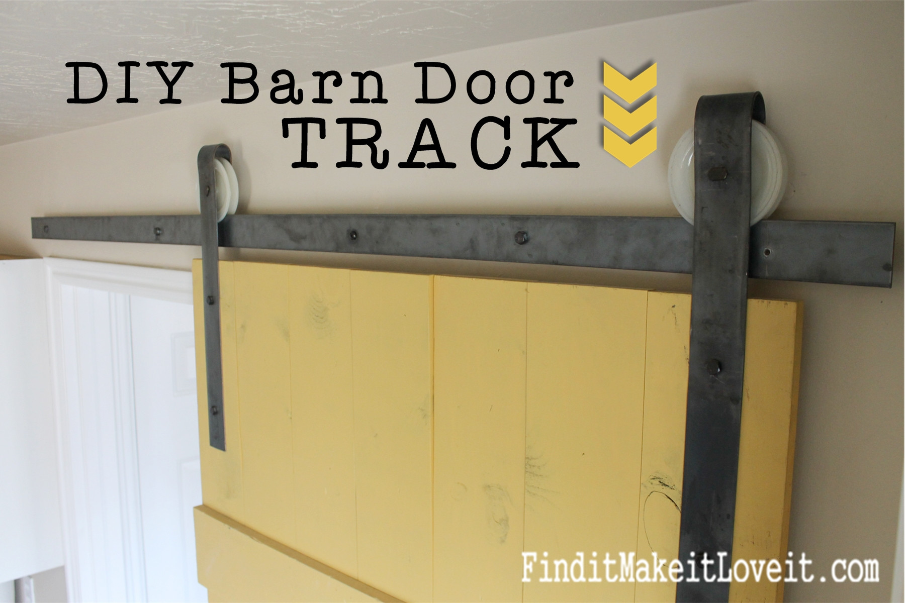 DIY Sliding Barn Door Track
 DIY Barn Door Track Find it Make it Love it
