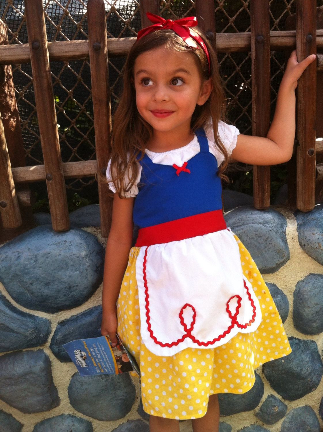 DIY Snow White Costume Toddler
 SNOW WHITE dress princess APRON dress toddlers baby and