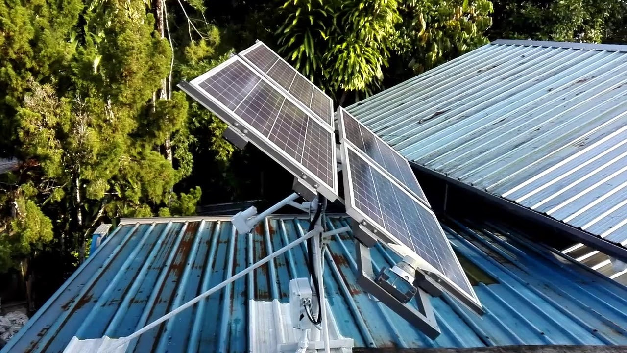 DIY Solar Tracker System
 DIY single axis solar tracking system