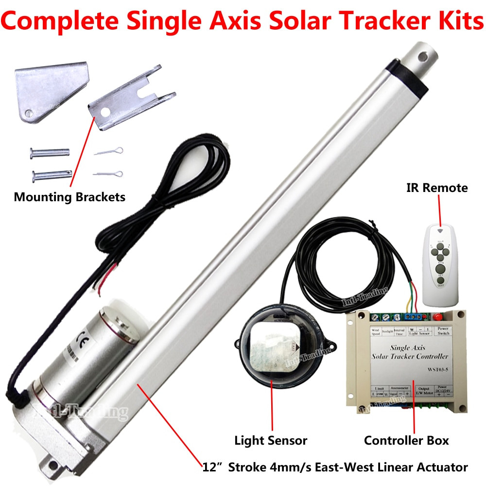 DIY Solar Tracker System
 1000W Single Axis Sunlight Tracking Solar Panel Tracker