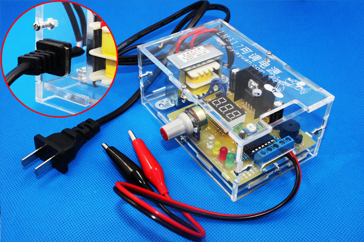 DIY Soldering Kit
 Adjustable voltage stabilized power supply board Kit