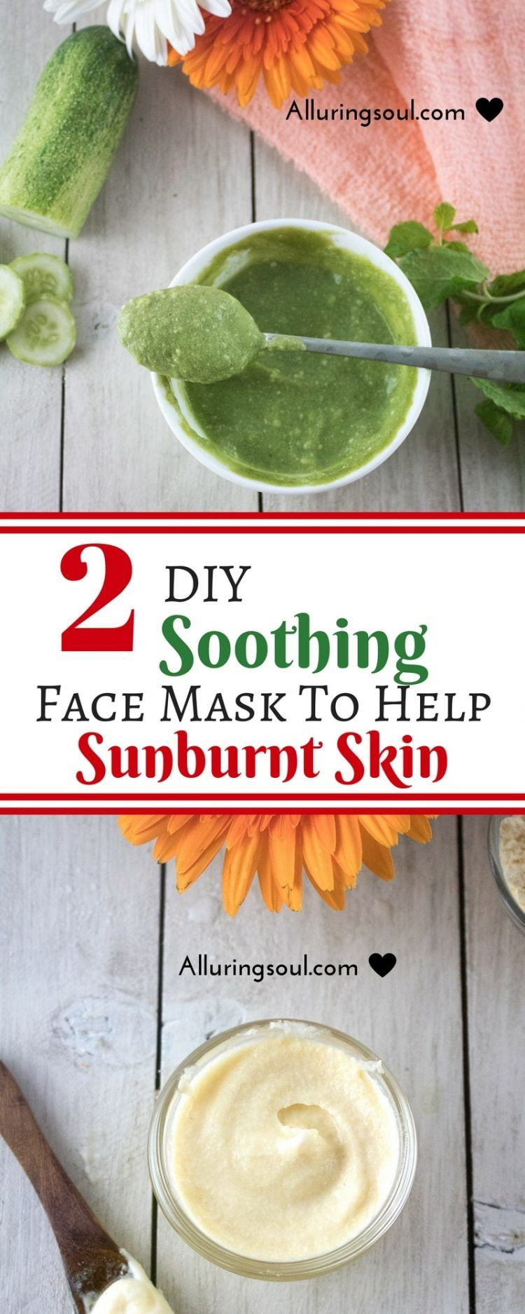 DIY Soothing Face Mask
 2 DIY Soothing Face Mask To Help Sunburnt Skin