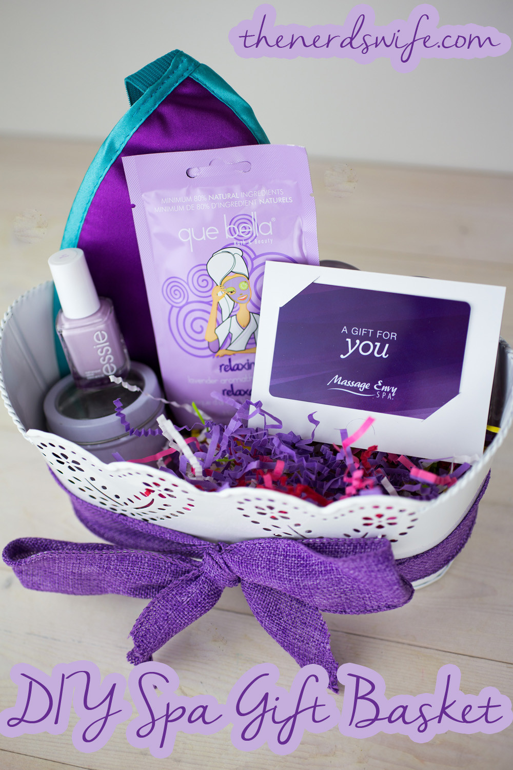 Diy Spa Gift Basket Ideas
 DIY Spa Gift Basket The Nerd s Wife